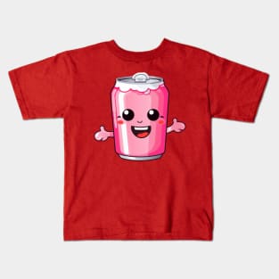 Soft drink cute T-Shirt cute giril Kids T-Shirt